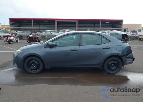 2016 Toyota Corolla Le z USA, uszkodzony, nr VIN 5YFBURHE9GP398570